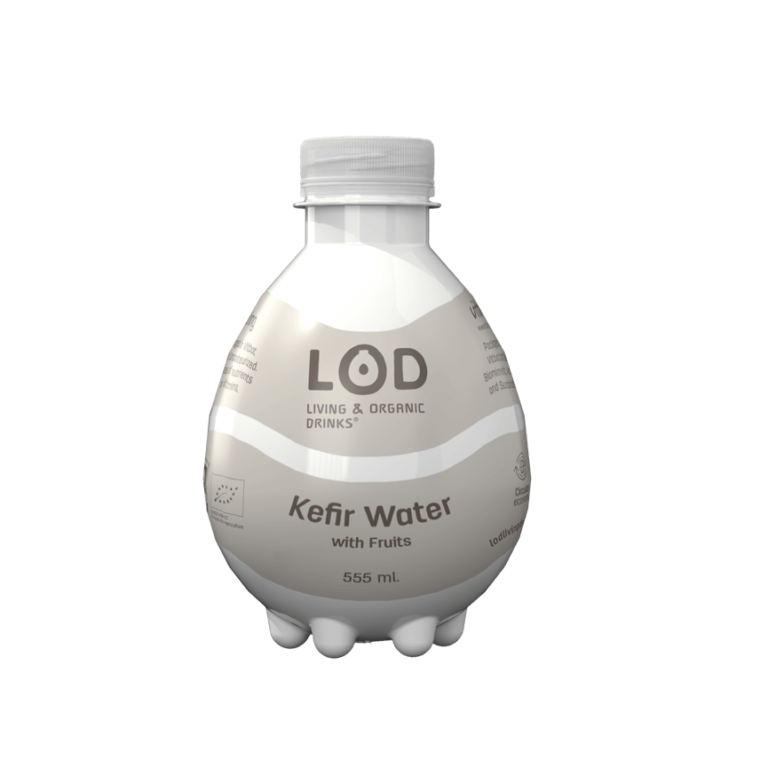 Water kefir Pack of 6 bottles of 555 ml. Unpasteurized. LOD Living